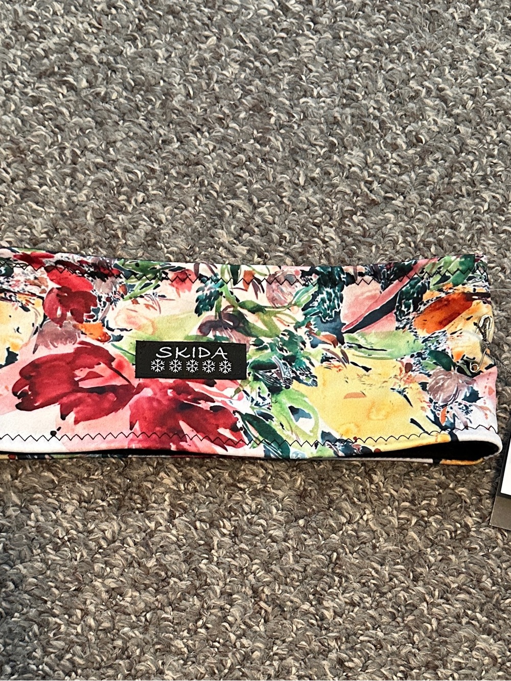 NWT Brand new, never worn Floral Adult Alpine Fleece Lined Multicolor Headband